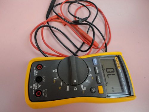 Fluke 115 true RMS multimeter with leads