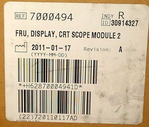 7000494 Display CRT Scope Module 2 Scope 2.0