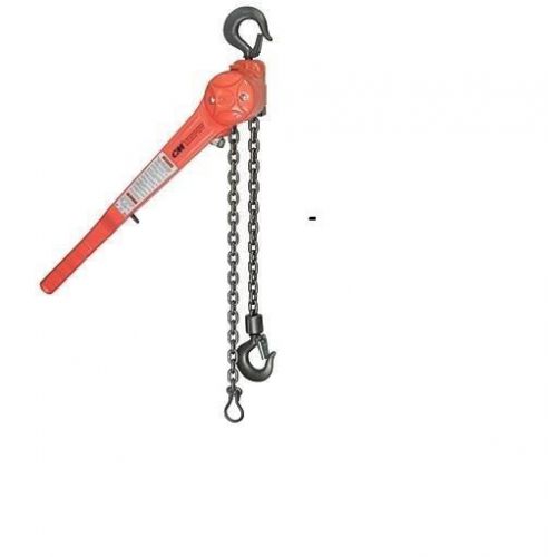 Cm 4045s 1-1 /2 ton lift lever chain hoist puller nos - never used columbus mc for sale