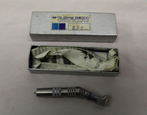 TELEDYNE EMESCO 239 HEAVY DUTY DENTAL CONTRA ANGLE LATCH MADE IN GERMANY