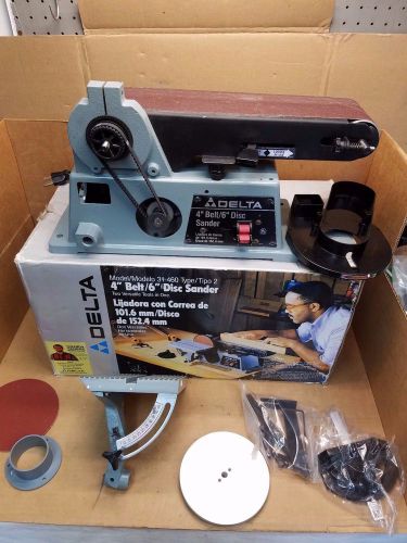 Delta Belt Disc Sander 4 Belt 6 Disc Model 31-460 Type 2,  4 Amp, 3450 RPM..