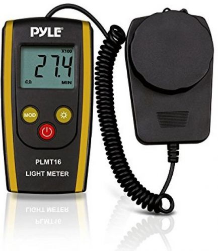 Pyle plmt16 - digital handheld photography light meter with - measures lux and for sale