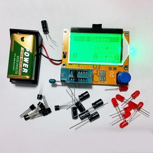 Lcr-t4 esr meter transistor tester diode triode capacitance scr inductance axdd for sale