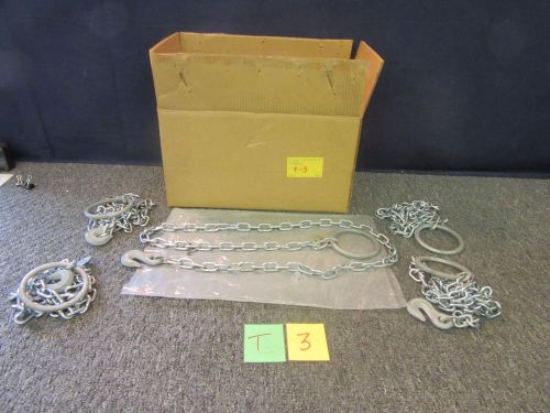 5 HEMTT CRANE SINGLE LEG CHAIN HOOK METAL STEEL 3/8x3-1/2 12256287 19207 NEW