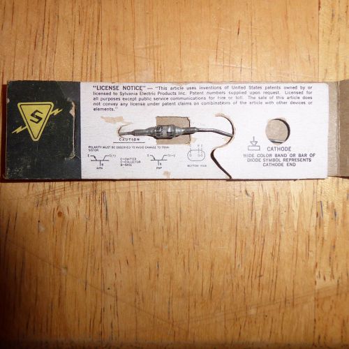 (1) Sylvania 1N64 Diode (NOS)