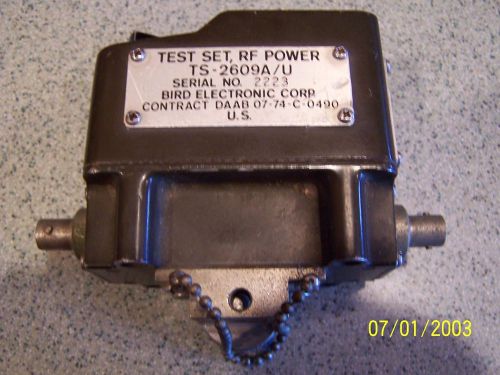 US MILITARY TEST SET RADIO FREQUENCY POWER TS 2609A/U Bird Corp.