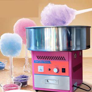 Electric Commercial Candy Floss Making Machine Cotton Sugar Maker 220V