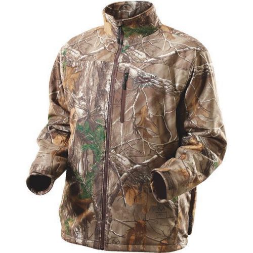 Large milwaukee m12 cordless realtree ap camo heated jacket kit for sale