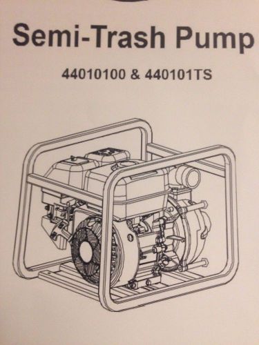 Speeco kohler semi-trash pump 6.5 hp (2&#034;) 167 gpm new free ship 44010100 for sale