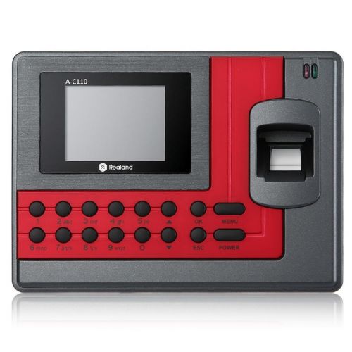 2.8&#034; TFT Color LCD Screen Fingerprint Attendance Machine Realand A-C110