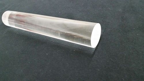 1-1/2&#034; Clear Cast Acrylic Rod  8&#034; long