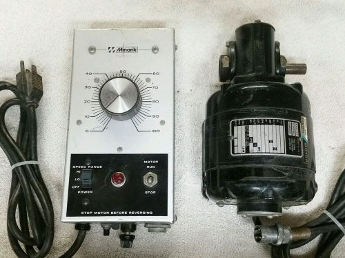 Bodine Gear Motor w/ Minarik Speed Controller