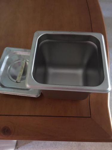 Stainless Steel Anti-Jam 1/6 Size 6&#034; Deep Steam Table Food Pan