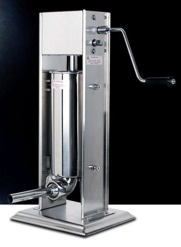 New Manual Stainless Steel Sausage Filler, Sausage stuffer Machine 5L