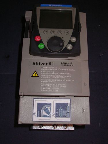 Telemecanique altivar 61 atv61hu22n4 vfd 380-460v/3hp ac drive for sale