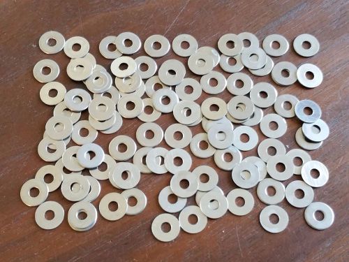 #2 x 1/4&#034; Flat Washers Stainless Steel Qty 100 pcs