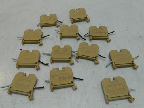 15 - weidmuller terminal blocks, sak 4 en, 600 v, 4mm2, used, warranty for sale