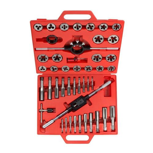 Tekton Inch SAE Tap And Die Set Alloy High Speed Steel 45 Piece Tool Kit Case