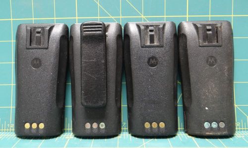 Four Piece Motorola NNTN4496AR Battery Lot