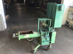 Granulator with Feeder, Ball &amp; Jewell 1HP Baldor Electric Motor #360TAW