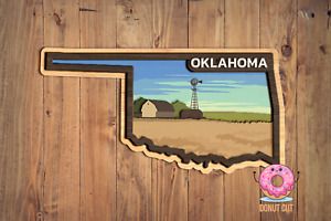 Oklahoma American States SVG Laser cut files for Glowforge, Cricut, Multi-layer