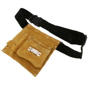 Artificial Leather Tools Belt Worker Pouch For Set The Gadget During