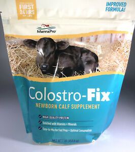 Manna Pro Colostro-Fix Calf Supplement 1ea 16oz Bag-NEW-SHIPS SAME BUSINESS DAY