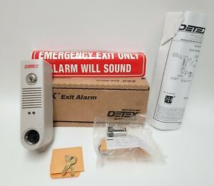 Detex EAX-500 Gray Exit Door Alarm 9V Commercial Surface Mount 100 db 01/2007