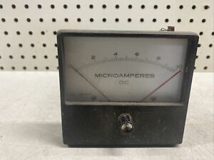 Vintage API Instruments D.C. Microamperes Panel Meter COOL HAM RADIO GAUGE DIY