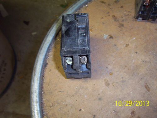 6 SQUARE D ~ QO240 ~ 20 amp 2 pole ~ SNAP IN CIRCUIT BREAKERS