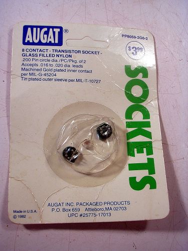 AUGAT PP8059-2G6-2   TRANSISTOR  SOCKET 8 CONTACT NEW