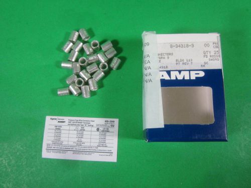 Tyco Electronics -- 8-34318-3 -- (Lot of 25) New