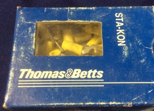 NEW IN BOX THOMAS &amp; BETTS 10RC-14F FORK TERMINAL 50 PCS