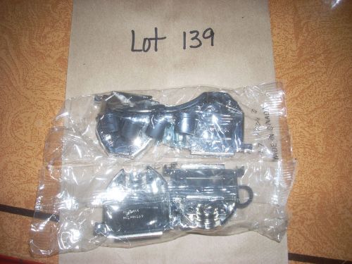 Back Shell for DB25 Plug -QTY 18-NEW-Chrome colored Plastic  (lot 139)