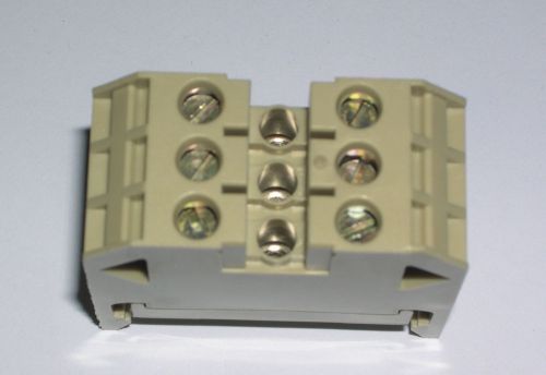 Siemens, 3-pole terminal blocks,  8wa1011-3dg21, lot of 10 for sale