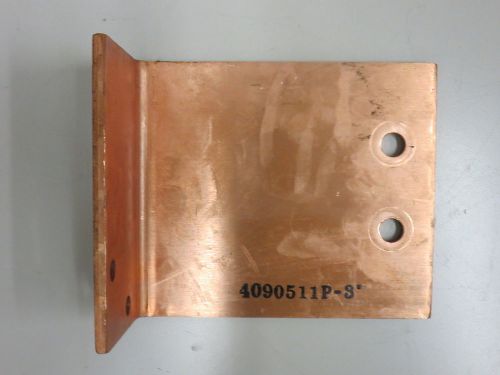 7.25&#034; x 6.0&#034; x 0.25&#034; x thk x 3.0&#034; (leg) copper bus bar/ uns c11000 / 99.9% pure for sale