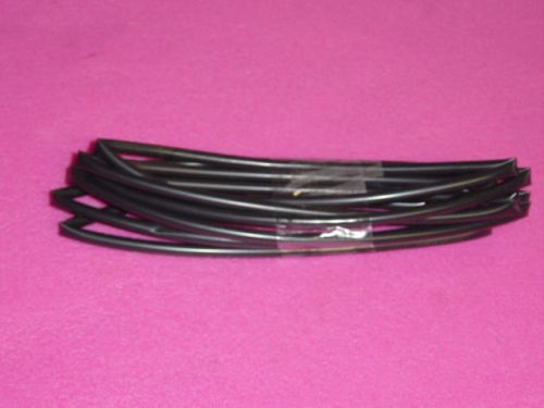 1/4&#034; DIAMETER HEAT SHRINK TUBING 10 FT 2:1 SHRINK PVC BLACK UL/CSA MIL SPEC