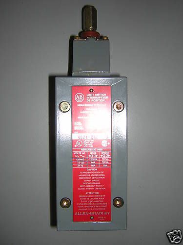 NEW ALLEN BRADLEY LIMIT SWITCH CAT# 802X-BA7 SER.B