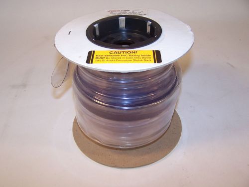 NEW INSULTAB HS-105 PVC 2&#034; Clear 25 FT Roll Heat Shrink Tubing