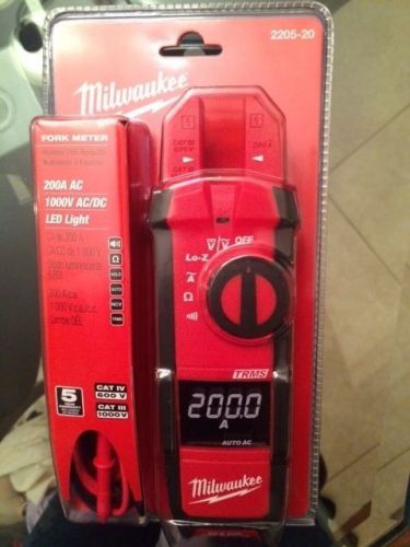 Milwaukee 2205-20 Fork Meter (NEW)