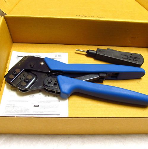 NEW Tyco AMP Universal Mate-N-LOK Molex MLX Crimp tool Pro Crimper 18 24 AWG