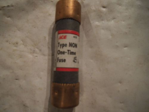 Ace non 45 amp one-time fuse 250v - new for sale