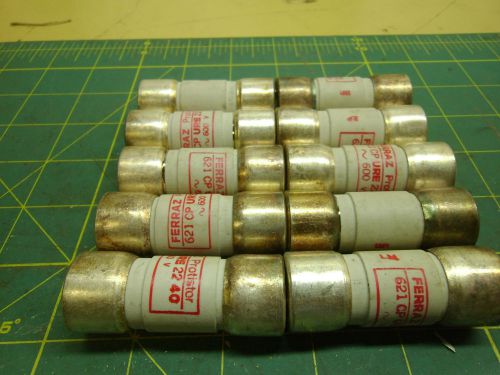 ELECTRICAL FUSES FERRAZ PROTISTOR 621 CP URE 22 40 600VOLT 22mm X 57mm #3153A