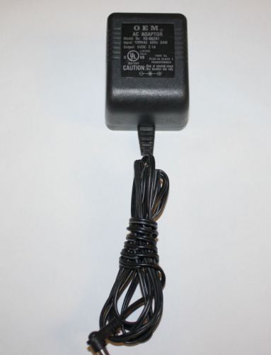 genuine OEM AD-062A1 CLASS 2 TRANSFORMER 6V 2.1A