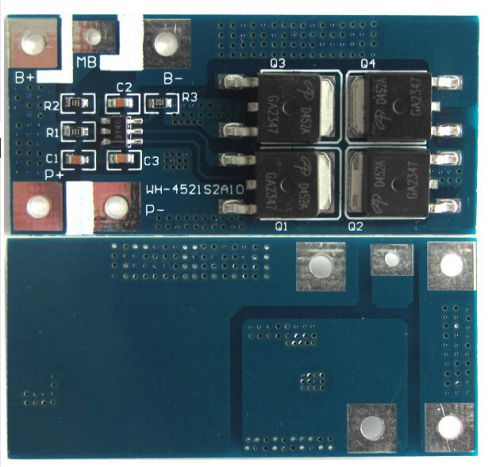 PCB Charger Protect board for 2 Packs 7.2V 8.4V Li-ion Lithium battery Max. 10A