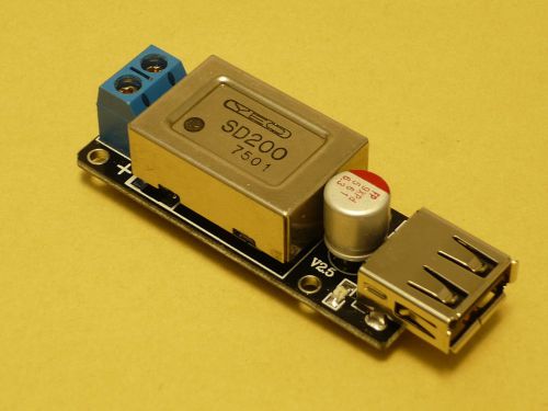 DC-DC converter 6-24V to 5V USB output 2.5A compact &amp; lightweight