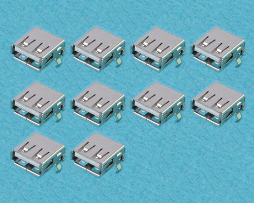 10PCS USB short Female Type A female socket Connector nice