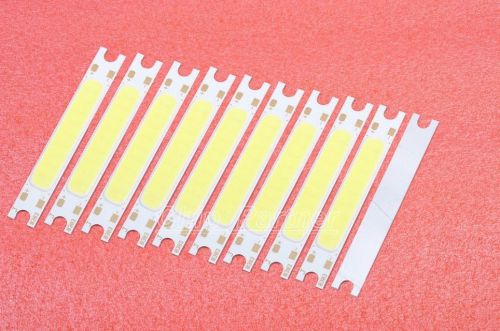 10pcs 3w white cob high power led stripe led light emitting diode brand new for sale