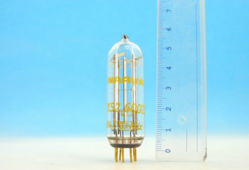 Ql7fs narva germany gold &gt; 84.030 khz &lt; glass quartz crystal oscillator tube for sale