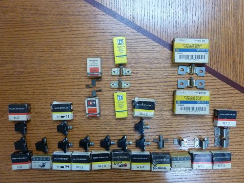 21 ALLEN BRADLEY, SQUARE D, CUTLER-HAMMER HEATERS, NEW SURPLUS FREE SHIPPING